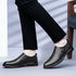 Men's Casual Leather Shoes Comfortable Slip-On Design for Business and Everyday Wear